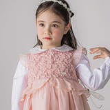 ふわふわオーガンジーフリルリボンペプラムドレス風ジャンパースカート(90~130… | SLAP SLIP | 詳細画像21 