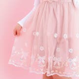 【スラプリ】チュール刺しゅうジャンパースカート(90~130cm) | SLAP SLIP | 詳細画像4 