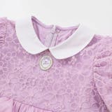 【スラプリ】オーガンジーパフスリーブワンピース(90~130cm) | SLAP SLIP | 詳細画像10 