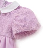 【スラプリ】オーガンジーパフスリーブワンピース(90~130cm) | SLAP SLIP | 詳細画像12 