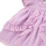 【スラプリ】オーガンジーパフスリーブワンピース(90~130cm) | SLAP SLIP | 詳細画像15 