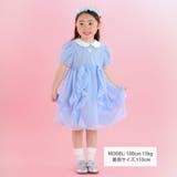 【スラプリ】オーガンジーパフスリーブワンピース(90~130cm) | SLAP SLIP | 詳細画像5 