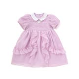 【スラプリ】オーガンジーパフスリーブワンピース(90~130cm) | SLAP SLIP | 詳細画像8 