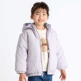 パープル×パープル系 | 無地プリント柄リバーシブルコート(80~130cm) | SLAP SLIP