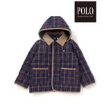 無地チェック取り外しフード＆襟付きキルティングジャケット | SLAP SLIP | 詳細画像17 