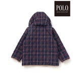 無地チェック取り外しフード＆襟付きキルティングジャケット | SLAP SLIP | 詳細画像18 