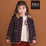 ネイビー系 | 無地チェック取り外しフード＆襟付きキルティングジャケット | SLAP SLIP