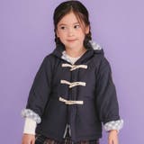 キルトタフタ×チェックファーダッフルコート(80~130cm) | SLAP SLIP | 詳細画像1 