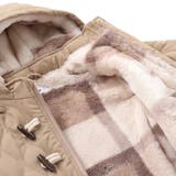 キルトタフタ×チェックファーダッフルコート(80~130cm) | SLAP SLIP | 詳細画像20 