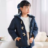 キルトタフタ×チェックファーダッフルコート(80~130cm) | SLAP SLIP | 詳細画像23 