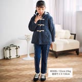 キルトタフタ×チェックファーダッフルコート(80~130cm) | SLAP SLIP | 詳細画像4 