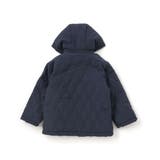 キルトタフタ×チェックファーダッフルコート(80~130cm) | SLAP SLIP | 詳細画像6 