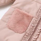 ふわふわファーポケットフリルたっぷり中綿ロングコート(90～130cm） | SLAP SLIP | 詳細画像12 