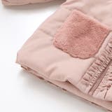 ふわふわファーポケットフリルたっぷり中綿ロングコート(90～130cm） | SLAP SLIP | 詳細画像13 