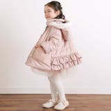 ふわふわファーポケットフリルたっぷり中綿ロングコート(90～130cm） | SLAP SLIP | 詳細画像21 