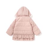 ふわふわファーポケットフリルたっぷり中綿ロングコート(90～130cm） | SLAP SLIP | 詳細画像5 