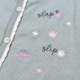 コットン 花 刺繍 ニット カーディガン (90~130cm) | SLAP SLIP | 詳細画像16 