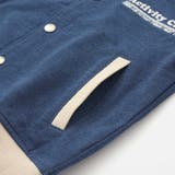 【お揃い】バイカラーデニムニットスウェットスタジャン(80~130cm) | SLAP SLIP | 詳細画像11