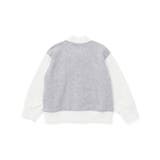 【お揃い】バイカラーデニムニットスウェットスタジャン(80~130cm) | SLAP SLIP | 詳細画像17