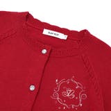 ジュエル風ボタン縁スカラップニットカーディガン(90~130cm) | SLAP SLIP | 詳細画像13