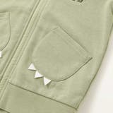 ツンツン恐竜トサカフード付きフルジップパーカー(80~120cm) | SLAP SLIP | 詳細画像11 