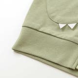 ツンツン恐竜トサカフード付きフルジップパーカー(80~120cm) | SLAP SLIP | 詳細画像12 