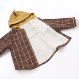 【リバーシブル】ツンツン恐竜トサカフード付きチェックボアジャケット(80~130… | SLAP SLIP | 詳細画像20 