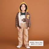 【リバーシブル】ツンツン恐竜トサカフード付きチェックボアジャケット(80~130… | SLAP SLIP | 詳細画像3 