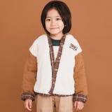 【リバーシブル】ツンツン恐竜トサカフード付きチェックボアジャケット(80~130… | SLAP SLIP | 詳細画像31 