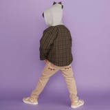 【リバーシブル】ツンツン恐竜トサカフード付きチェックボアジャケット(80~130… | SLAP SLIP | 詳細画像4 