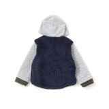 【リバーシブル】ツンツン恐竜トサカフード付きチェックボアジャケット(80~130… | SLAP SLIP | 詳細画像8 