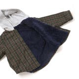 【リバーシブル】ツンツン恐竜トサカフード付きチェックボアジャケット(80~130… | SLAP SLIP | 詳細画像9 