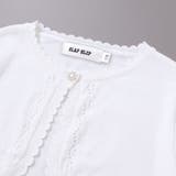 縁スカラップパール調ボタンニットカーディガン(110~130cm) | SLAP SLIP | 詳細画像9