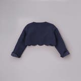 袖折り返しレース刺しゅう裾スカラップボレロ(110~130cm) | SLAP SLIP | 詳細画像17 