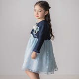 袖折り返しレース刺しゅう裾スカラップボレロ(110~130cm) | SLAP SLIP | 詳細画像23 