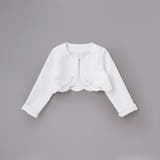 袖折り返しレース刺しゅう裾スカラップボレロ(110~130cm) | SLAP SLIP | 詳細画像5 