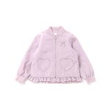 リボン刺しゅう裾フレアタフタブルゾン(90~130cm) | SLAP SLIP | 詳細画像2 