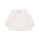 【お揃い】襟付きイチゴ花柄チュニック(80~130cm) | SLAP SLIP | 詳細画像4