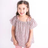 肩リボン付き花柄チュニック(90~130cm) | SLAP SLIP | 詳細画像1 