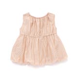 キラキラ箔プリントリボン付きバルーンオーガンジーブラウス(80~130cm) | SLAP SLIP | 詳細画像10 