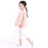 キラキラ箔プリントリボン付きバルーンオーガンジーブラウス(80~130cm) | SLAP SLIP | 詳細画像3 