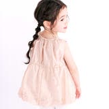 キラキラ箔プリントリボン付きバルーンオーガンジーブラウス(80~130cm) | SLAP SLIP | 詳細画像5 