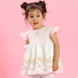 ピンク | 【ケアベア×SLAP SLIP】肩フリル裾プリントチュニック(80~130cm) | SLAP SLIP