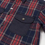 【お揃い】ツイル胸ポケットチェックシャツ(80~130cm) | SLAP SLIP | 詳細画像11 