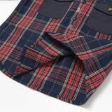 【お揃い】ツイル胸ポケットチェックシャツ(80~130cm) | SLAP SLIP | 詳細画像13 