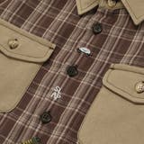 【お揃い】ツイル胸ポケットチェックシャツ(80~130cm) | SLAP SLIP | 詳細画像19 