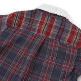 【お揃い】もこもこボア襟切り替えチェックシャツ(90~130cm) | SLAP SLIP | 詳細画像11 