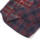 【お揃い】もこもこボア襟切り替えチェックシャツ(90~130cm) | SLAP SLIP | 詳細画像12 