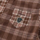 【お揃い】もこもこボア襟切り替えチェックシャツ(90~130cm) | SLAP SLIP | 詳細画像16 