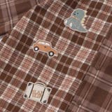 【お揃い】もこもこボア襟切り替えチェックシャツ(90~130cm) | SLAP SLIP | 詳細画像17 